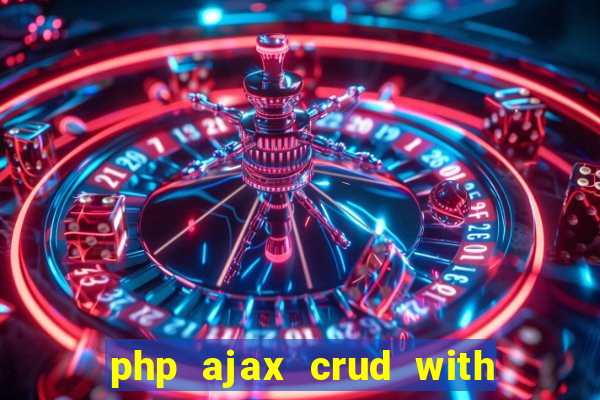 php ajax crud with datatables and bootstrap modals